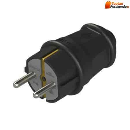 Nead 4000 1x16A Kauçuk Topraklı Fiş Eko Monofaze 1Faz-1Nötr